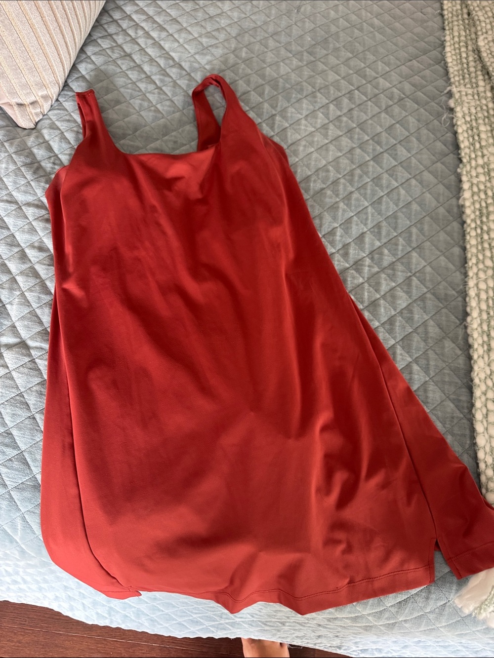 Old Navy burnt sienna workout dress with shorts size medium